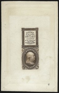 Sale 962, Lot 2034, Essays, Proofs and Specimens (Bowlsby Patent Coupon Essays)