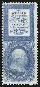 Sale 962, Lot 2048, Essays, Proofs and Specimens (Bowlsby Patent Coupon Essays)