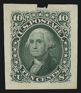 Sale 962, Lot 2056, Essays, Proofs and Specimens (1861 Issue thru 1869 Pictorials)