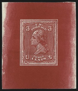 Sale 962, Lot 2063, Essays, Proofs and Specimens (1861 Issue thru 1869 Pictorials)