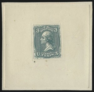 Sale 962, Lot 2064, Essays, Proofs and Specimens (1861 Issue thru 1869 Pictorials)