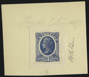 Sale 962, Lot 2068, Essays, Proofs and Specimens (1861 Issue thru 1869 Pictorials)