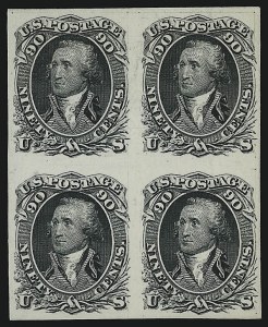 Sale 962, Lot 2070, Essays, Proofs and Specimens (1861 Issue thru 1869 Pictorials)