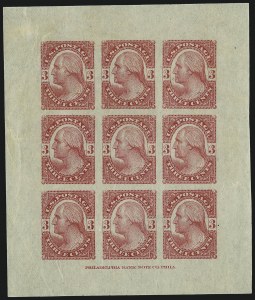 Sale 962, Lot 2086, Essays, Proofs and Specimens (1870-93 Bank Note Issues)