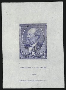 Sale 962, Lot 2098, Essays, Proofs and Specimens (1870-93 Bank Note Issues)