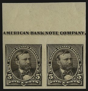 Sale 962, Lot 2120, Essays, Proofs and Specimens (1870-93 Bank Note Issues)