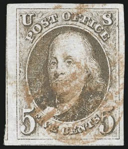 Sale 962, Lot 2182, 1847 Issue (Scott 1-4)
