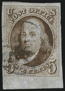 Sale 962, Lot 2183, 1847 Issue (Scott 1-4)