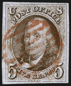 Sale 962, Lot 2190, 1847 Issue (Scott 1-4)