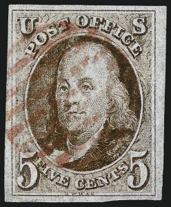 Sale 962, Lot 2196, 1847 Issue (Scott 1-4)