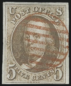 Sale 962, Lot 2200, 1847 Issue (Scott 1-4)