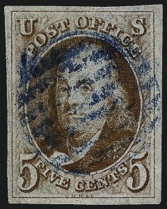 Sale 962, Lot 2216, 1847 Issue (Scott 1-4)