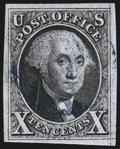 Sale 962, Lot 2219, 1847 Issue (Scott 1-4)