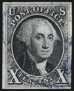 Sale 962, Lot 2220, 1847 Issue (Scott 1-4)