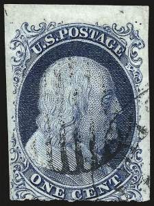 Sale 962, Lot 2226, 1851-56 Issue (Scott 5-17)