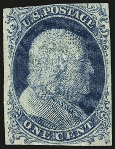 Sale 962, Lot 2228, 1851-56 Issue (Scott 5-17)