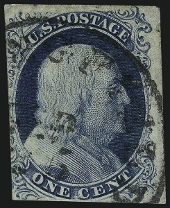 Sale 962, Lot 2230, 1851-56 Issue (Scott 5-17)
