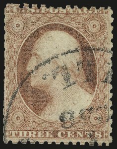 Sale 962, Lot 2235, 1851-56 Issue (Scott 5-17)