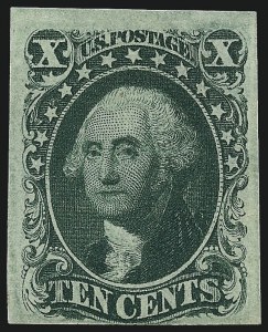 Sale 962, Lot 2253, 1851-56 Issue (Scott 5-17)