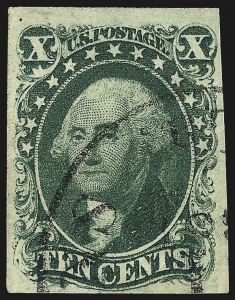 Sale 962, Lot 2255, 1851-56 Issue (Scott 5-17)