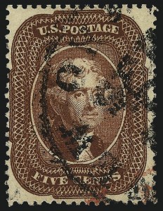 Sale 962, Lot 2277, 1857-60 Issue (Scott 18-39)