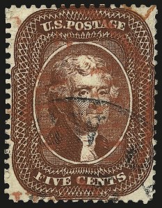 Sale 962, Lot 2278, 1857-60 Issue (Scott 18-39)