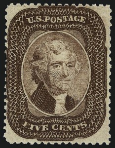 Sale 962, Lot 2279, 1857-60 Issue (Scott 18-39)