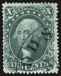 Sale 962, Lot 2284, 1857-60 Issue (Scott 18-39)