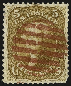 Sale 962, Lot 2325, 1861-66 Issue (Scott 62B-78)