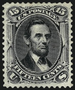 Sale 962, Lot 2371, 1875 Re-Issue of 1861-66 Issue (Scott 102-111)