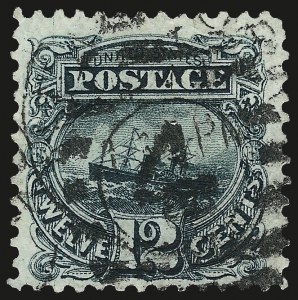 Sale 962, Lot 2415, 1875 Re-Issue of 1869 Pictorial Issue (Scott 123-133)