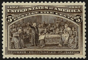 Sale 962, Lot 2492, Columbian Issue (Scott 230-245)