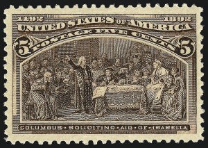 Sale 962, Lot 2493, Columbian Issue (Scott 230-245)