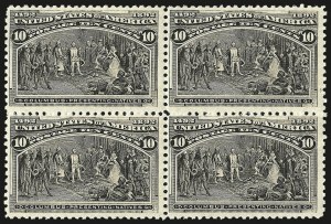 Sale 962, Lot 2500, Columbian Issue (Scott 230-245)