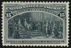 Sale 962, Lot 2503, Columbian Issue (Scott 230-245)