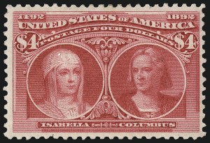 Sale 962, Lot 2523, Columbian Issue (Scott 230-245)