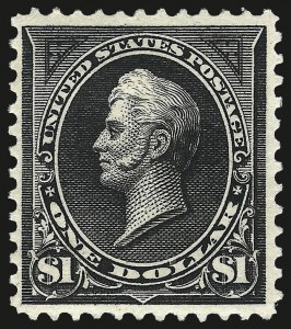 Sale 962, Lot 2543, 1894-98 Bureau Issues (Scott 246-284), $1.00 Black (261) Sale 962, Lot 2543, 1894-98 Bureau Issues (Scott 246-284)