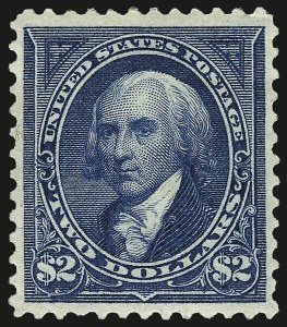 Sale 962, Lot 2560, 1894-98 Bureau Issues (Scott 246-284), $2.00 Bright Blue (277) Sale 962, Lot 2560, 1894-98 Bureau Issues (Scott 246-284)