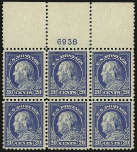 Sale 962, Lot 2786, 1912-23 Issues (Scott 405-524)