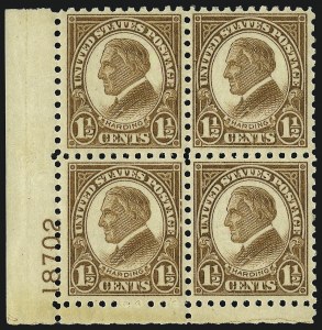 Sale 962, Lot 2873, 1922-26 and Later Issues (Scott 551-599A)