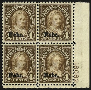 Sale 962, Lot 2908, 1922-26 and Later Issues (Scott 619-1617c)