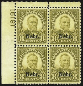 Sale 962, Lot 2912, 1922-26 and Later Issues (Scott 619-1617c)