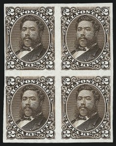 Sale 962, Lot 3108, C.S.A., U.S. Possessions and Hawaii, HAWAII, 1875, 2c Brown, Plate Proof on India (35P3) Sale 962, Lot 3108, C.S.A., U.S. Possessions and Hawaii