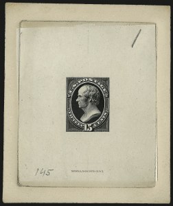 Sale 967, Lot 4028, Essays, Proofs and Specimens