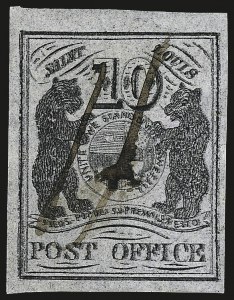 Sale 967, Lot 4066, Postmasters` Provisionals