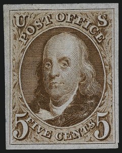 Sale Number 967, Lot Number 4077, 1875 Reproduction of 1847 Issue (Scott 3-4)