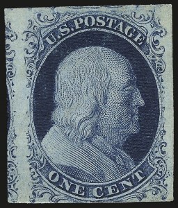Sale 967, Lot 4084, 1851-56 Issue (Scott 5-17)