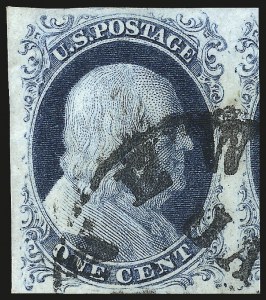Sale 967, Lot 4087, 1851-56 Issue (Scott 5-17)
