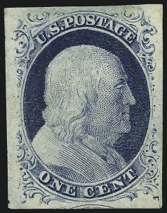 Sale 967, Lot 4093, 1851-56 Issue (Scott 5-17)