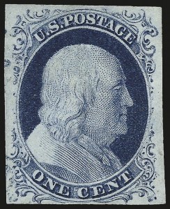 Sale Number 967, Lot Number 4096, 1851-56 Issue (Scott 5-17)
